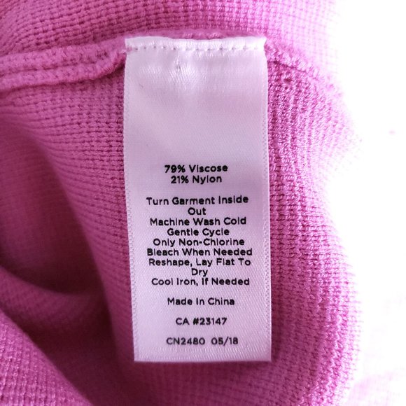 Talbots Women Cardigan Knit Button Front Pink Size PM - Picture 6 of 6